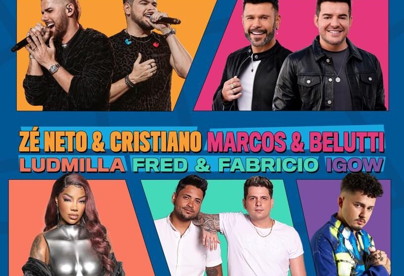  Zé Neto & Cristiano, Marcos & Belutti e Ludmilla comandam a programação do Festeja em Cuiabá, no dia 26 de agosto