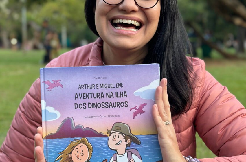  Autora carioca Sol Oliveira traz diversão e conhecimento sobre dinossauros em novo livro infantil