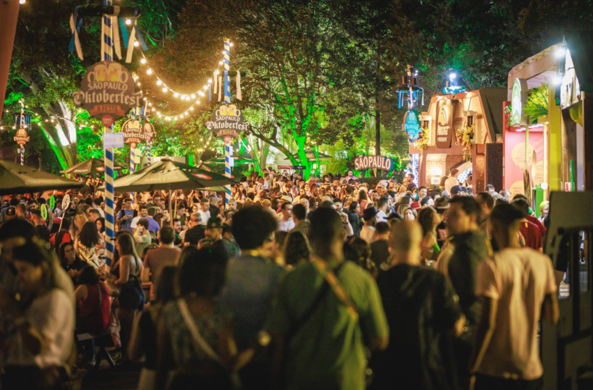  Eisenbahn é patrocinadora e cerveja oficial da Oktoberfest Brasil 2023 em diferentes cidades do país
