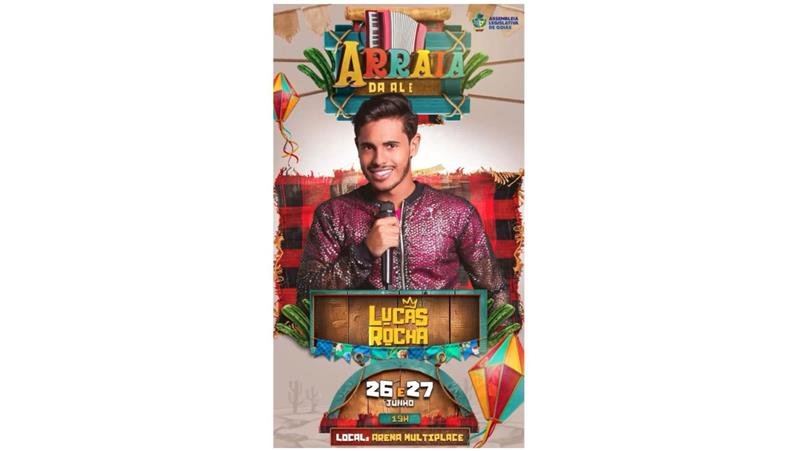 Lucas Rocha e Unica Hits Proporcionam Show Incrível no Arraia da Alego em Goiânia
