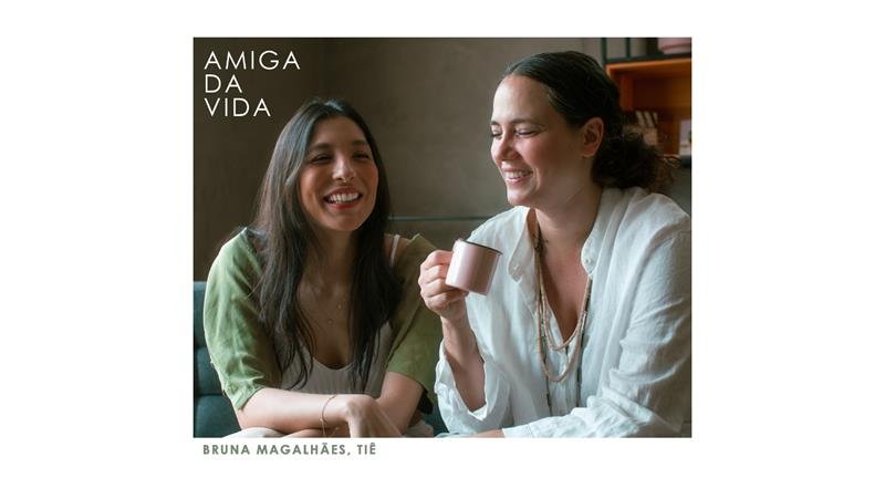  Bruna Magalhães e Tiê celebram a amizade em nova música “Amiga da Vida”