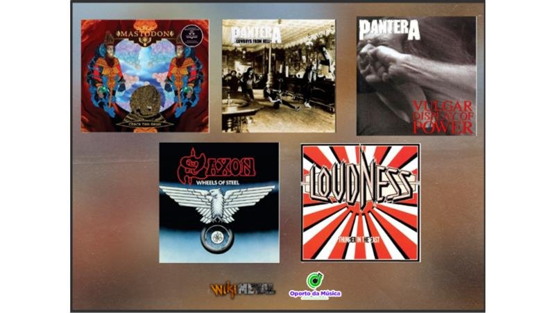  Álbuns do Mastodon, Pantera, Saxon e Loudness são disponibilizados em CD